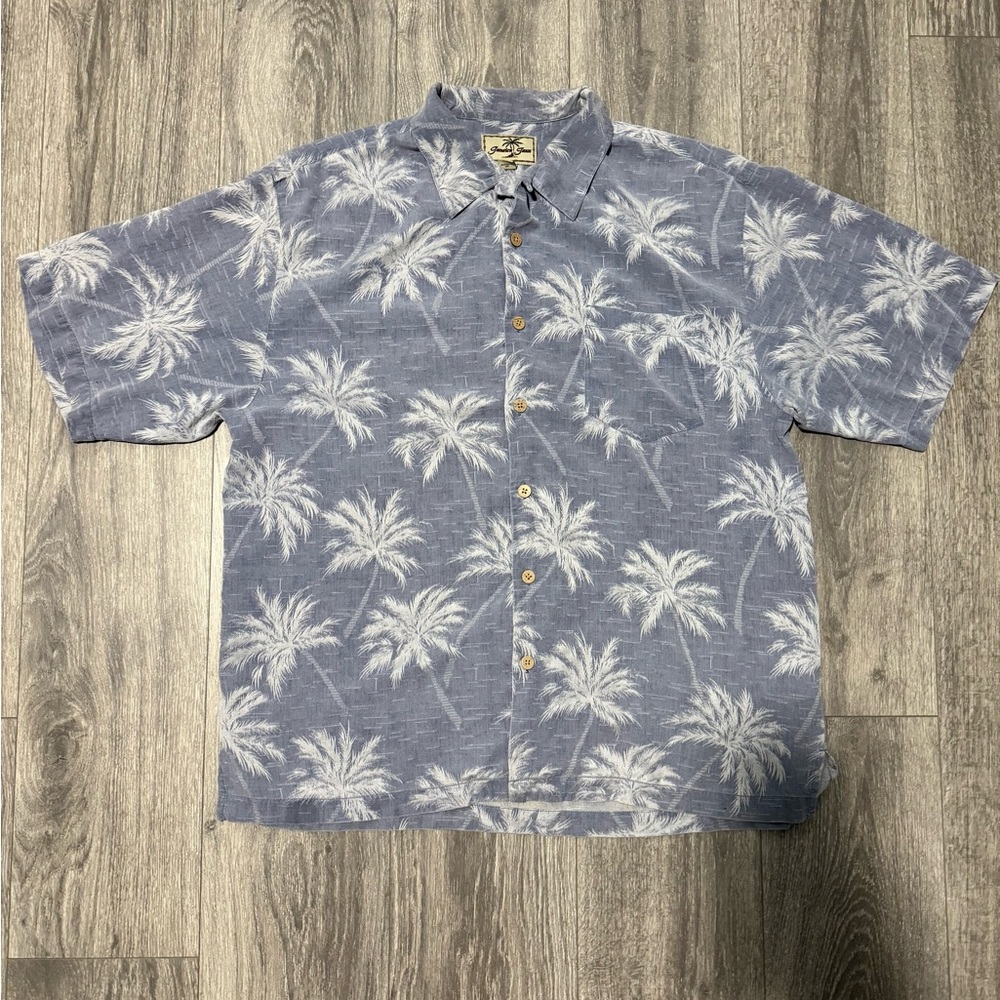 Palm Tree Print Men's Shirt